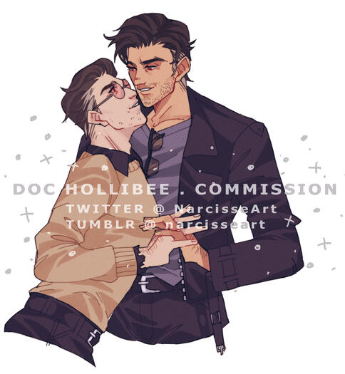 Nick and Indrid by Narcisse