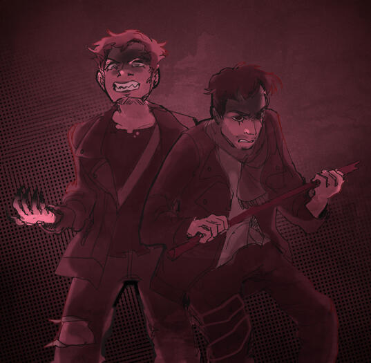 Connor and Nick by alambiel